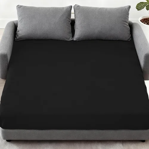 Vista 9 de Sábana bajera individual solo, sábanas de cama individuales de tamaño individual súper suaves y acogedoras para niños con bolsillo profundo de hasta