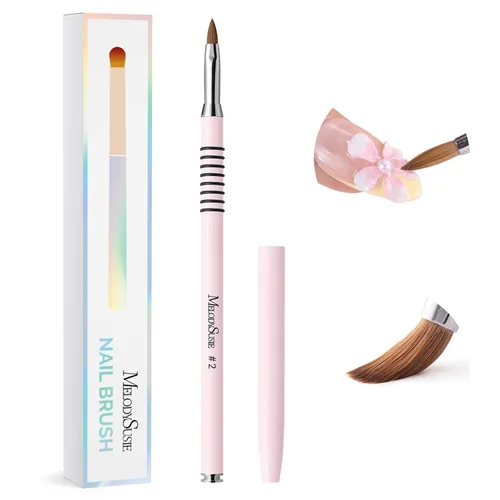 Vista 12 de MelodySusie 4pcs Nail Art Clean Up Brush