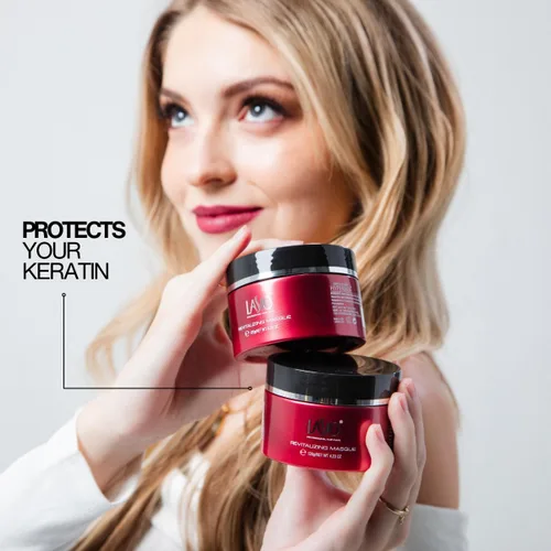 Vista 2 de Lasio Kit de reparación intensa y saludable del cabello Hypersilk con infusión de queratina