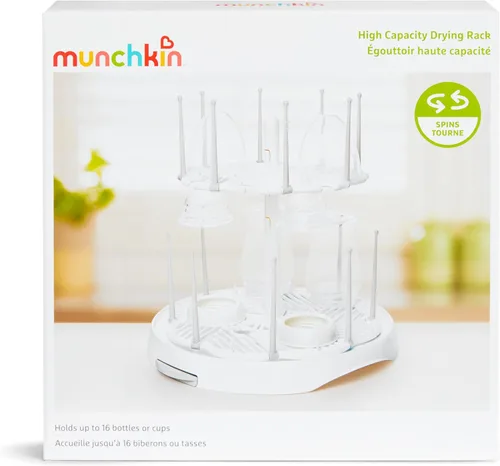 Vista 7 de Munchkin® Estante de secado de alta capacidad para biberones y accesorios, blanco