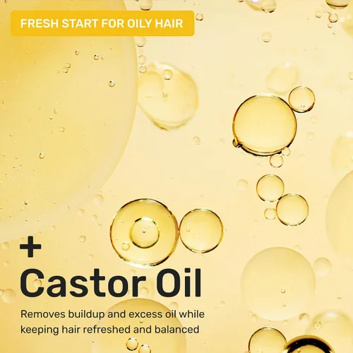 Vista 3 de Ethique Barra de champú clarificante para cabello graso con aceite de ricino, sin plástico, vegano, libre de crueldad, 3.88 onzas, anteriormente St.