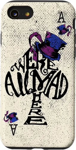 Vista 18 de iPhone 16 We're All Mad Here - Funda de Alicia en el País de las Maravillas