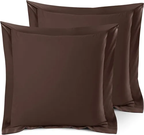 Vista 81 de Nestl Juego de 2 fundas tipo sham de almohada suaves - Fundas de almohada de microfibra de doble cepillado - Fundas de almohada de cama premium