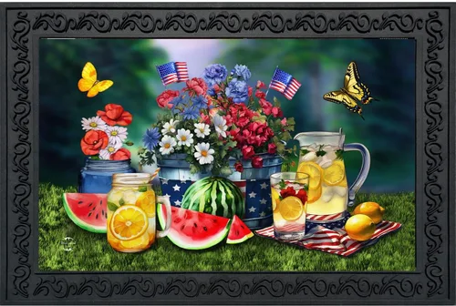 Vista 9 de Briarwood Lane Felpudo de verano America in Bloom