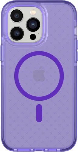 Vista 19 de tech21 iPhone 14 Pro Max Evo Check compatible con MagSafe® – Funda protectora delgada y absorbente de golpes con protección FlexShock Multi-Drop