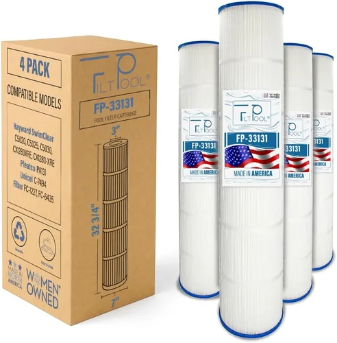 Vista 15 de FP-1460A - Filtro de piscina de repuesto para Hayward CX480XRE, C2025, C2020, plisado PA56SV, Filbur FC-1223, FC-6420, Unicel C-7458 y PLFPA56SV
