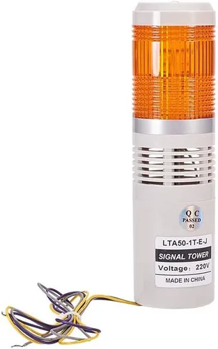 Vista 16 de Othmro - Luces de advertencia industriales Andon luces indicadoras de luz intermitente, 24 V, 3 W, 2 niveles (sin zumbador), 1 unidad Rojo Verde