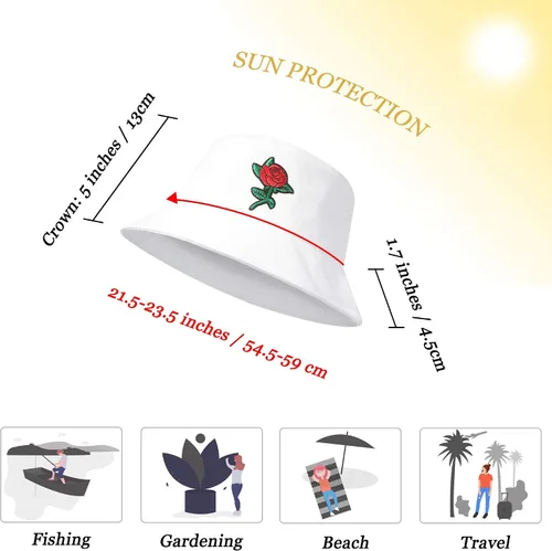 Vista 201 de ZLYC Gorra de pescador bordada de moda unisex para hombres y mujeres