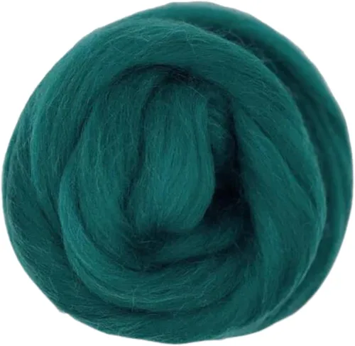 Vista 15 de Revolution Fibers Lana Corriedale teñida 8.2 onzas de parte superior de lana peinada de primera calidad 26 micras, 100% lana Corriedale pura