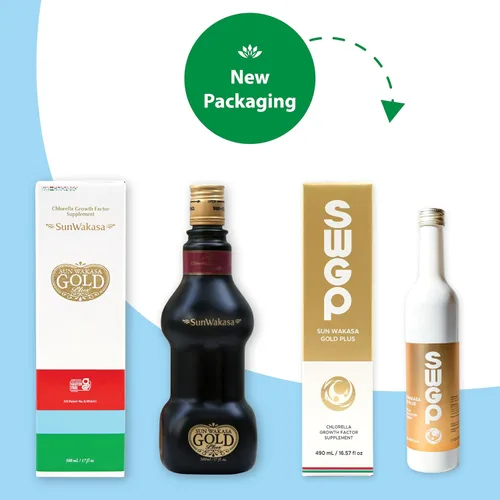 Vista 6 de Sun Chlorella Sun Wakasa Gold Plus Superfood Supplements Bebida Potente defensa inmunológica de todo el cuerpo, impulso de energía y salud