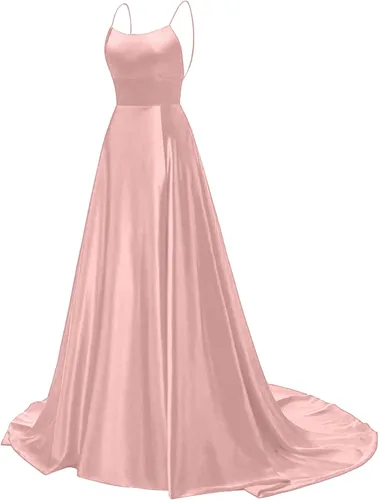 Vista 2 de Vestido sexy con abertura alta para mujer, elegante, hombros descubiertos, corte largo, vestido formal de graduación, con longitud al suelo
