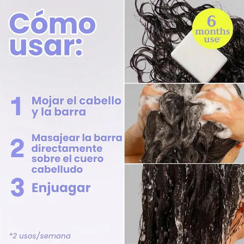 Vista 4 de ATTITUDE - Barra de champú aclarante para cabello graso y acumulación