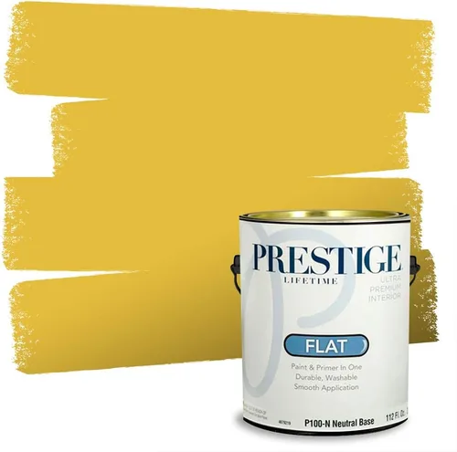Vista 141 de PRESTIGE Pinturas de pintura exterior e imprimación en uno, 1 galón, plano, combinación comparable de Benjamin Moore* Pila de heno