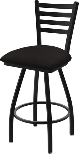 Vista 19 de XL 410 Jackie - Taburete giratorio de 25 pulgadas con acabado antiarrugas negro y asiento de vinilo negro