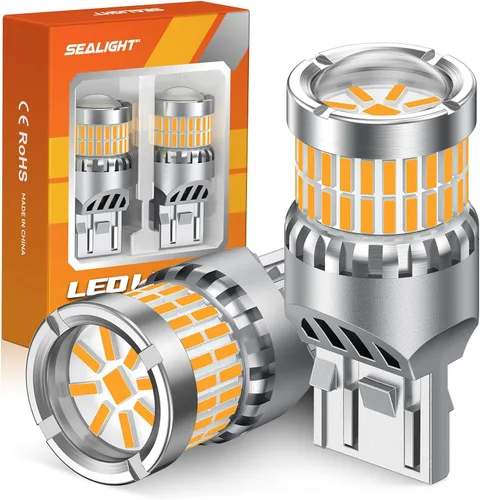 Vista 22 de SEALIGHT Bombilla LED 921 Luz de Reversa con Chips LED SMD 3030, 912 906 904 W16W T15 Bombilla LED 921 con Proyector de Reemplazo para Luces