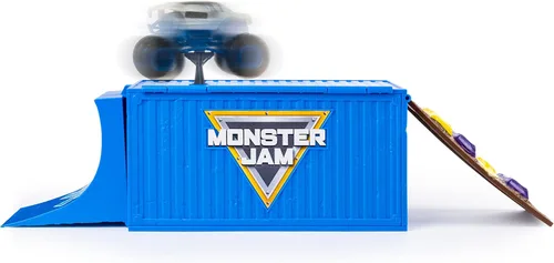 Vista 6 de Monster Jam Ship It & Flip It Juego de Transformación con Camión de Fundición a Troquel 1:64, Multicolor