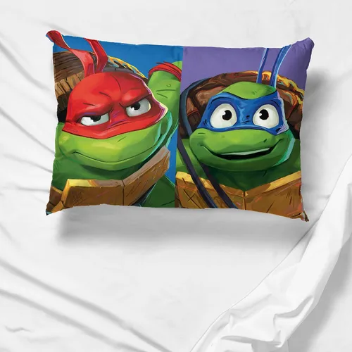Vista 6 de Jay Franco Leonardo Ninja Turtle - Juego de peluche y funda de almohada