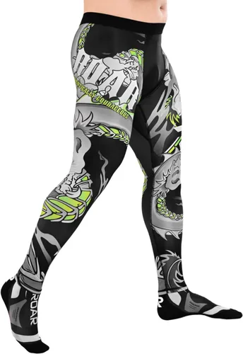 Vista 45 de Roar MMA - Pantalones de compresión para entrenamiento de gimnasio