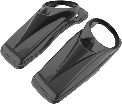 Vista 47 de Tapas para bocinas de motocicleta aptas para 2014+ Harley Touring Hard Saddle Bags - Whisky ámbar, 8 pulgadas Amber Whiskey