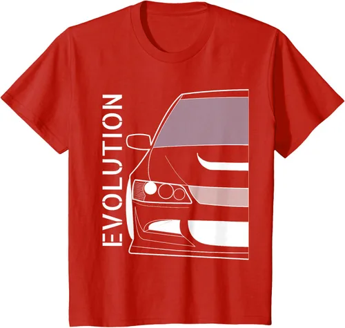 Vista 3 de Camiseta Evo 8 Design Turbo JDM Classic Legends, Negro, S