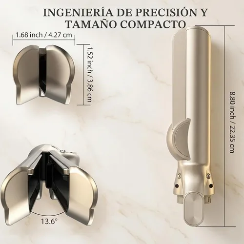 Vista 2 de Accesorio suave de flujo de aire, boquilla suave para cabello sin encrespamiento, cabello saludable sin placas calientes, perfecto para alisar