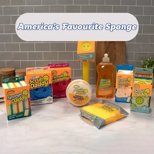 Vista 12 de Scrub Daddy Eraser Daddy 10x, esponja mágica para paredes pintadas, limpiador de zócalos, esponjas de melamina, almohadillas de limpieza de doble