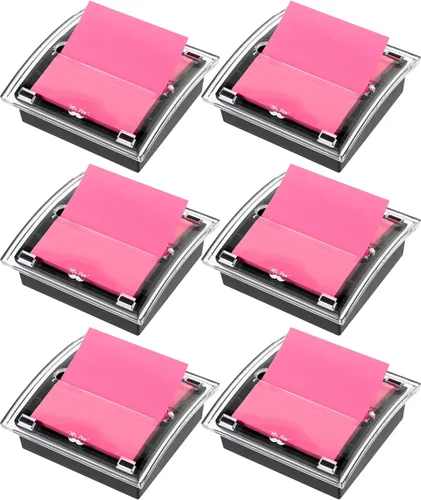 Vista 11 de Mr. Pen - Dispensador de notas adhesivas emergente, 3" x 3", negro, dispensador de notas adhesivas, soporte para notas adhesivas para escritorio