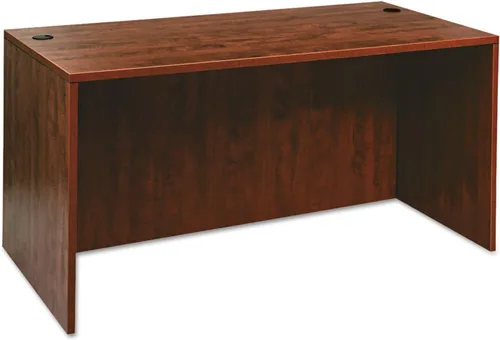 Vista 6 de Alera Valencia Series - Carcasa de escritorio de 48 x 30 x 29-1/2 pulgadas, color cereza mediana Cereza (Medium Cherry)