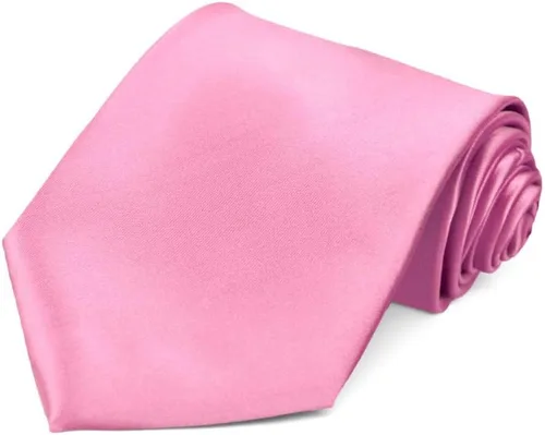 Vista 475 de tiemart Corbata de color sólido para hombre Longitud estándar