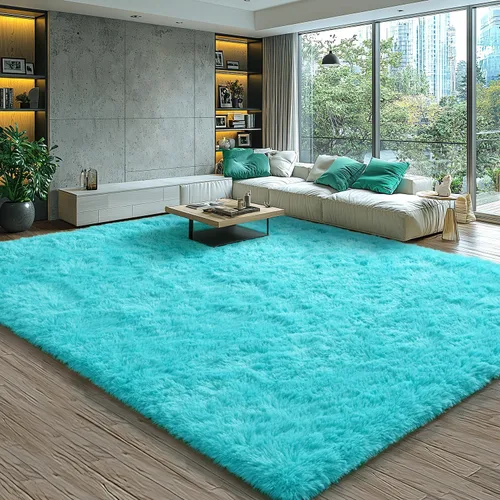 Vista 16 de EVOIONOS Alfombra Redonda Negra para Dormitorio, 4x4 Pies Alfombra de Área Circular Suave y Esponjosa para Sala de Estar, Alfombra Circular de Felpa