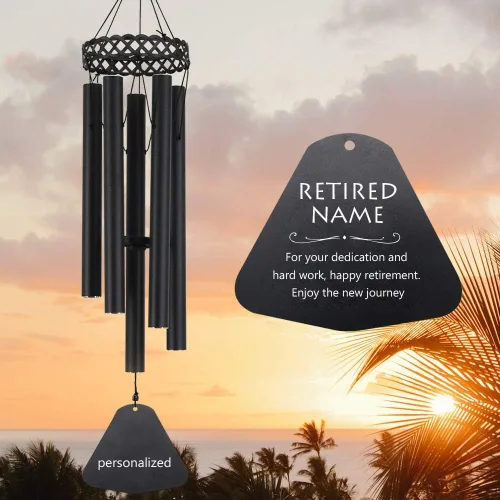 Vista 7 de ASTARIN Campanillas de viento conmemorativas para la pérdida de un ser querido, personalizadas, en memoria de campanillas de viento como regalos