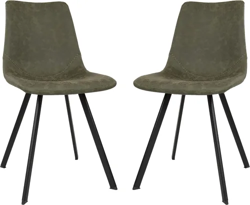 Vista 8 de LeisureMod Markley - Silla de comedor, color negro carbón