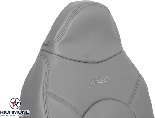 Vista 6 de (Compatible with 1999 2000 Ford F-350 F350 Lariat Driver Side Lean Back Replacement Seat Cover, Gray