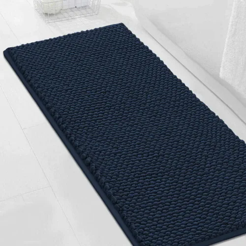 Vista 24 de Turquoize Alfombras de baño de felpilla antideslizante para baño, 17 x 24 pulgadas, extra suaves y absorbentes, lavables a máquina, perfectas