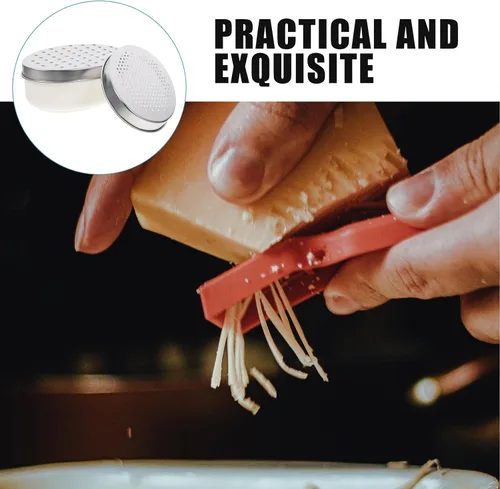 Vista 9 de Wakauto Rallador de queso de acero inoxidable con contenedor integrado Triturador de verduras para zanahorias, pepinos, papas, triturador