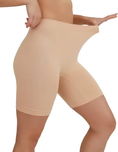 Vista 2 de INNERSY Pantalones cortos de verano de cintura alta para mujer, paquete de 3