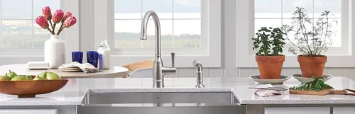 Vista 20 de Moen G18121 Prep - Fregadero de cocina de acero de calibre 18 para montar debajo del delantal, cuenco individual, 30 x 21 pulgadas, acero inoxidable