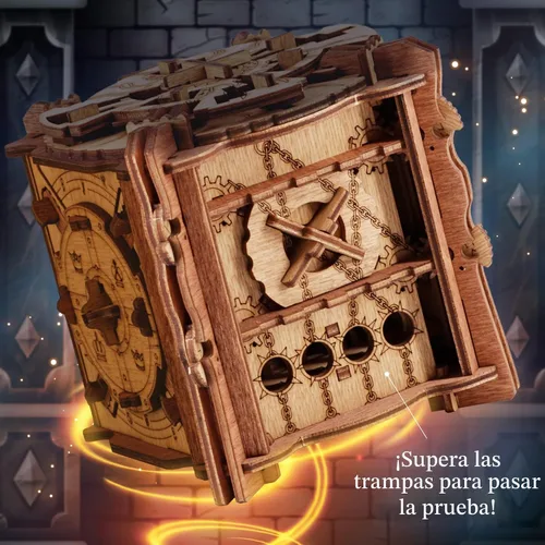 Vista 5 de iDventure Cluebox Camelot, Escape Room en una caja de rompecabezas de madera para adultos