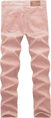 Vista 2 de WULFUL pantalones vaqueros ajustados y cómodos para hombre