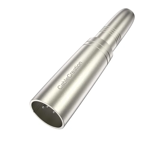 Vista 9 de XLR 3 Pin hembra a 1/4" 0.250 in hembra adaptador de enchufe 1/4 pulgadas TRS a XLR Para micrófono, mezclador, altavoz, amplificador, estudio