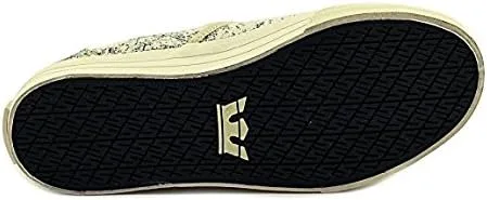 Vista 6 de Supra Cuba - Zapatillas de skate para mujer con punta redonda, color marfil