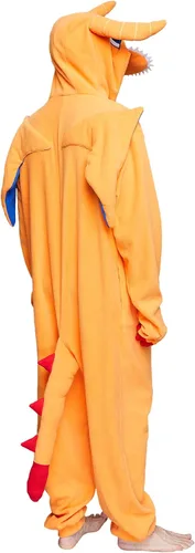 Vista 3 de Dodheah Mameluco de dragón para adultos disfraz de anime disfraz de dibujos animados pijama de Navidad Halloween para hombres mujeres y adolescentes