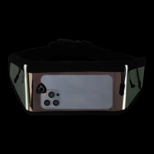 Vista 6 de Riñonera transparente holográfica con purpurina metálica, bolsa de viaje para deportes, Varios
