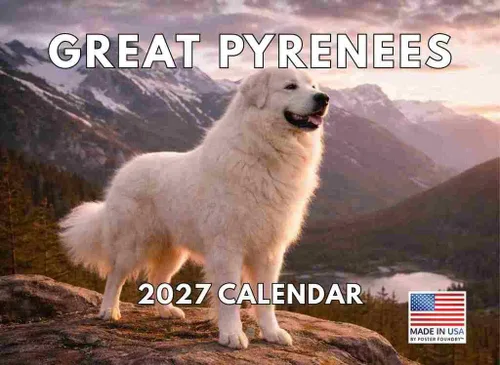 Vista 15 de Calendario mensual de pared Airedale Terrier Dog 2027