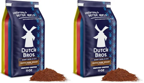 Vista 18 de Dutch Bros OG tostado medio, café molido Café molido 100% arábica, chocolate con leche y notas cítricas, combina con cremas Dutch Bros, 1 bolsa