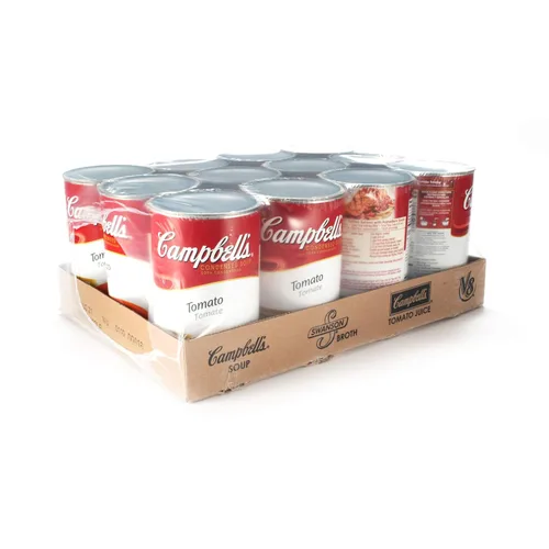Vista 5 de Campbell's Sopa condensada clásica de tomate, 50 onzas, paquete de 12