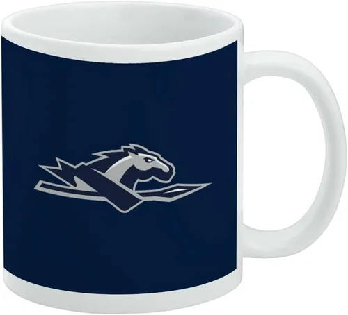 Vista 19 de Taza de cerámica con el logotipo principal de la Universidad Rider, taza de regalo novedosa para café, té y bebidas calientes, 11oz, blanca