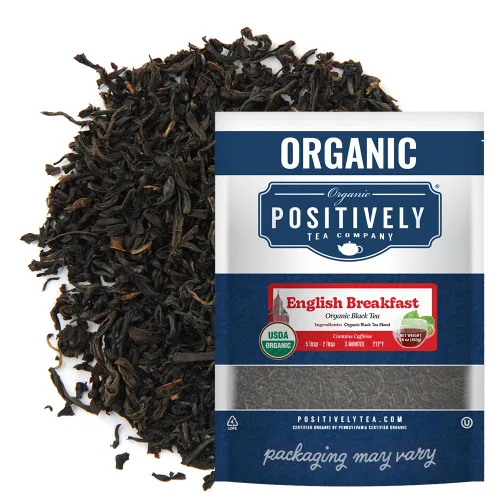 Vista 124 de Bolsas de hojas sueltas para té. Orgánicas por USDA. Positively Tea LLC.