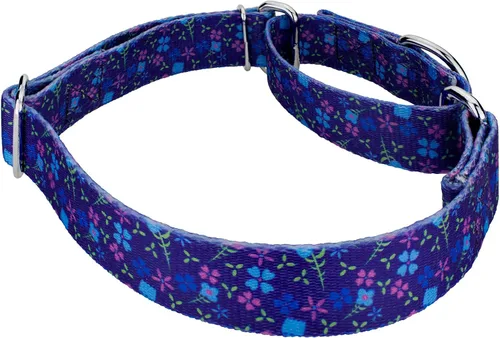 Vista 5 de Country Brook Petz - Collar de perro Martingale, collar de entrenamiento resistente, colección floral vibrante con diseños encantadores, campos