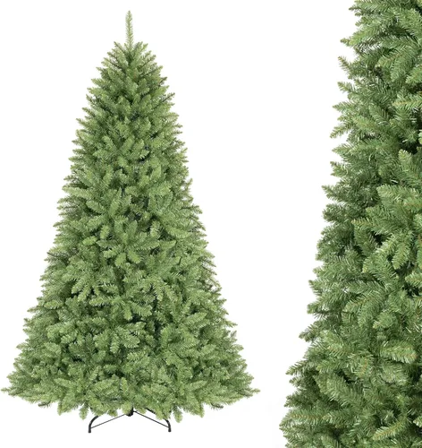 Vista 12 de GOFLAME Árbol de Navidad artificial de 4 pies con soporte de metal plegable